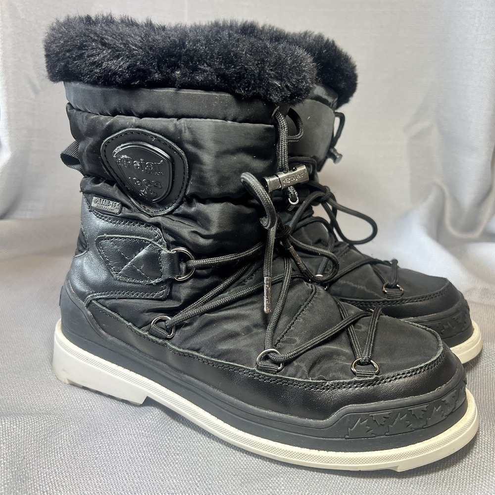 Pajar Canada Boot 5-5.5 Snow Winter Boots Women Faux Fur